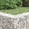 vidaXL Gabion Raised Beds 3 pcs 30x30x100 cm Iron
