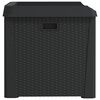 vidaXL Garden Storage Box Anthracite 125 L PP