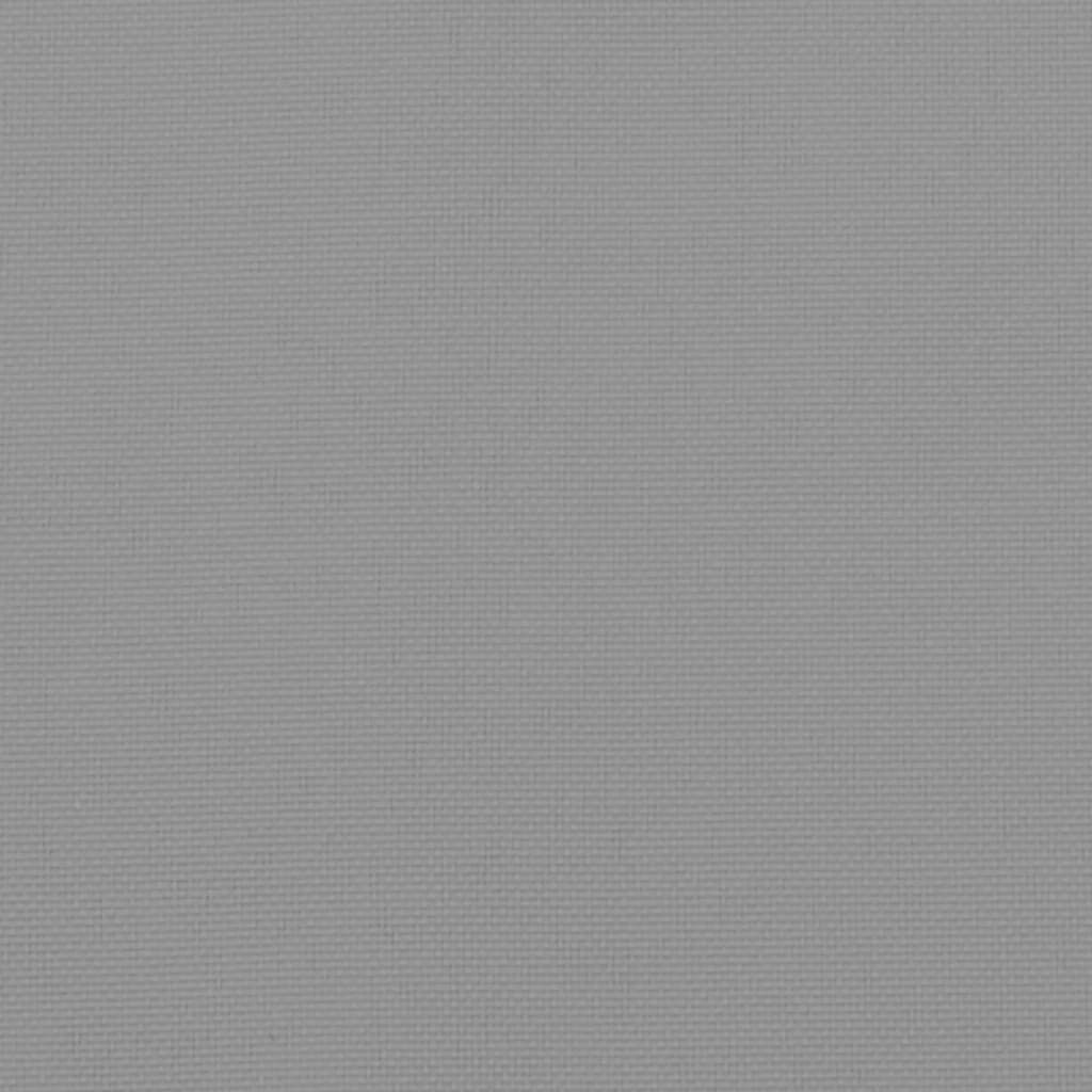 vidaXL Round Cushion Grey Ø 100 x11 cm Oxford Fabric