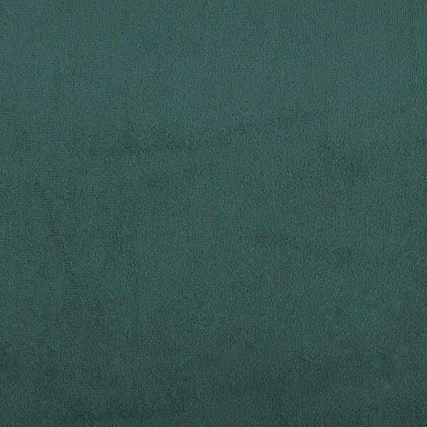 vidaXL Relaxing Chair with a Stool Dark Green Velvet