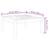 vidaXL 8 Piece Garden Lounge Set with Cushions Cream 63x63 cm