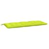 vidaXL Garden Bench Cushions 2pcs Bright Green 120x50x7cm Oxford Fabric