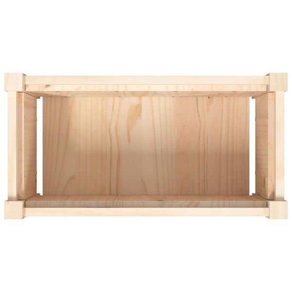 vidaXL Garden Planters 2 pcs Solid Wood Pine