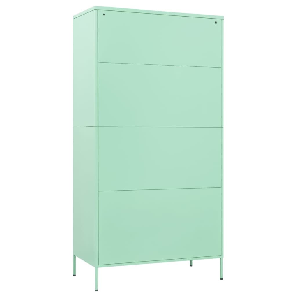 vidaXL Wardrobe Mint 90x50x180 cm Steel