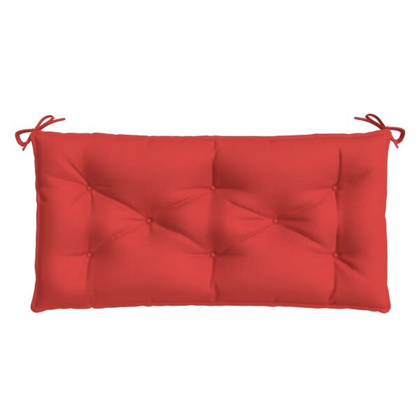 vidaXL Garden Bench Cushion Red 110x50x7 cm Oxford Fabric