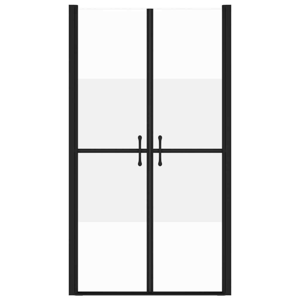 vidaXL Shower Door Half Frosted ESG (68-71)x190 cm
