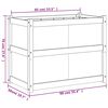 vidaXL Garden Planter 90x50x70 cm Solid Wood Douglas