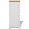 vidaXL Sideboard 90x33.5x83 cm Solid Oak Wood
