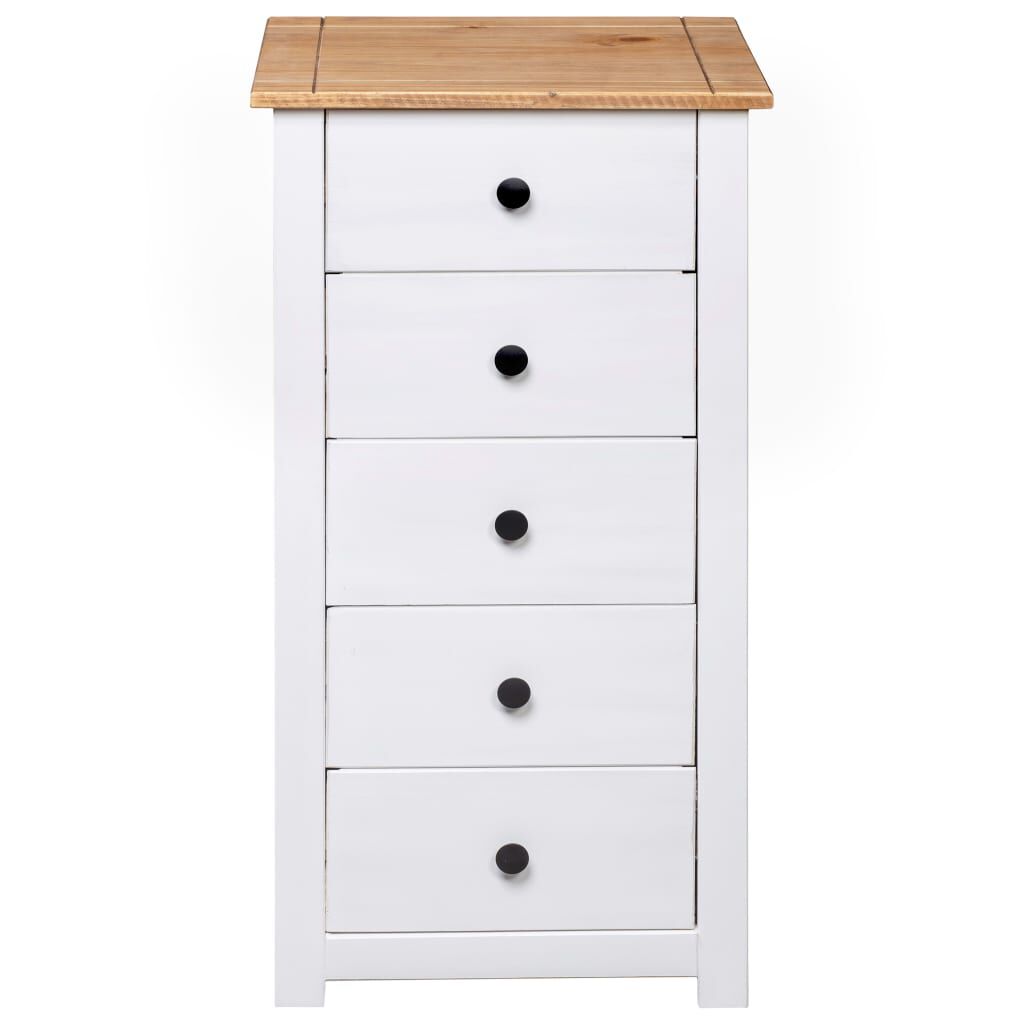 vidaXL Sideboard White 46x40x89 cm Pine Panama Range