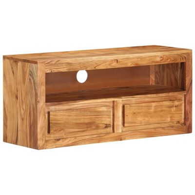 vidaXL TV Cabinet 88x30x40 cm Solid Wood Acacia