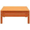 vidaXL Garden Sofa 3-Seater Wax Brown Solid Wood Pine