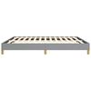 vidaXL Bed Frame without Mattress Light Grey 193x203 cm King Fabric