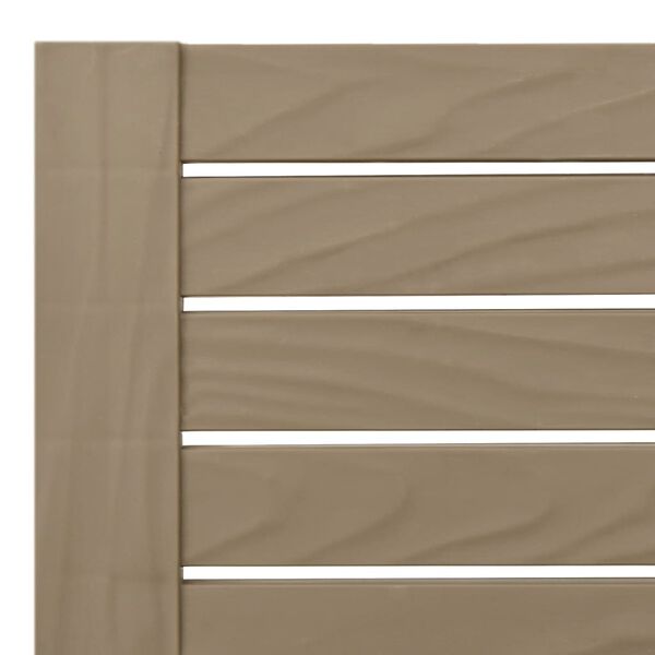 vidaXL Sun Lounger Light Brown 155x58x83 cm Polypropylene