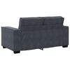 vidaXL 2-Seater Sofa Dark Grey 120 cm Velvet