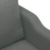 vidaXL Sofa Chair Dark Grey 60 cm Fabric