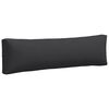vidaXL Pallet Cushions 2 pcs Black Fabric