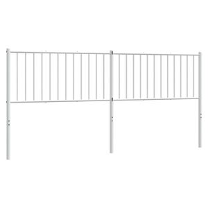 vidaXL Metal Headboard White 193 cm