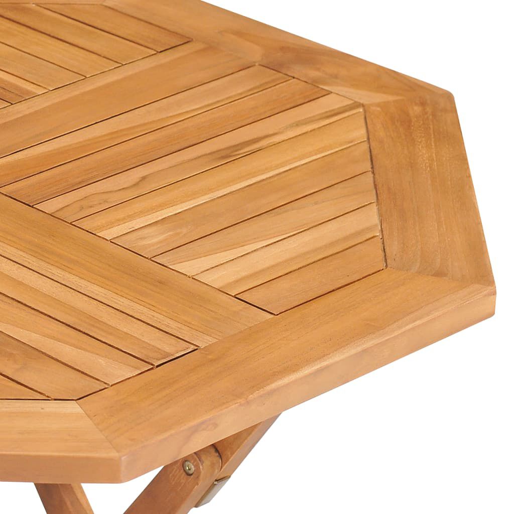 vidaXL 5 Piece Garden Dining Set Solid Teak Wood