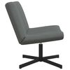 vidaXL Swivel Chair Manual Dark grey 63 x 75 x 76 cm Fabric