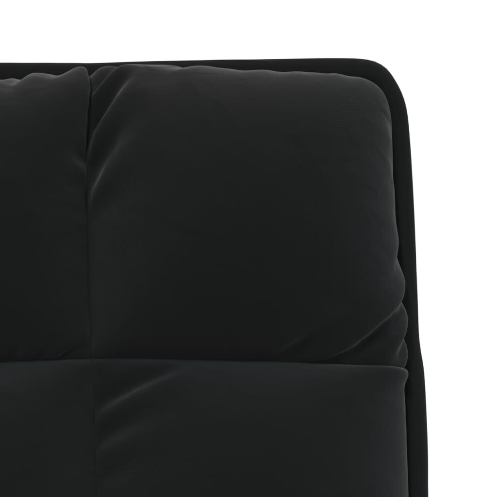 vidaXL Leisure Chair with Metal Frame Black Velvet