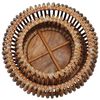 vidaXL Coffee Tables 2 pcs Natural Rattan