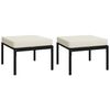 vidaXL 6 Piece Garden Lounge Set with Sand Cushions Steel