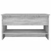 vidaXL Coffee Table Grey Sonoma 80x50x40 cm Engineered Wood