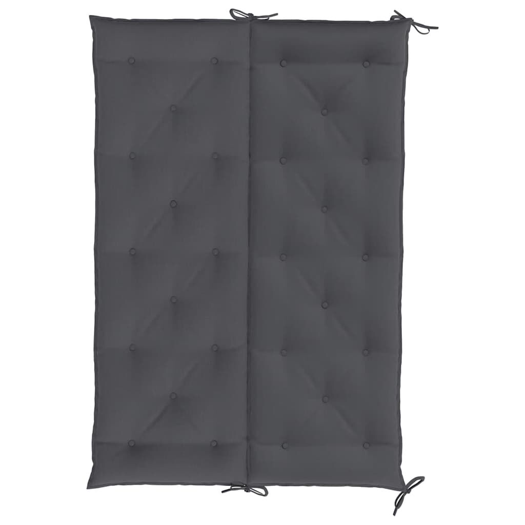 vidaXL Garden Bench Cushion Anthracite 150x(50+50)x7cm Oxford Fabric