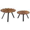 vidaXL Coffee Tables 2 pcs Solid Reclaimed Wood