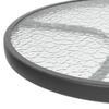 vidaXL Garden Table Ø50x71 cm Steel Anthracite