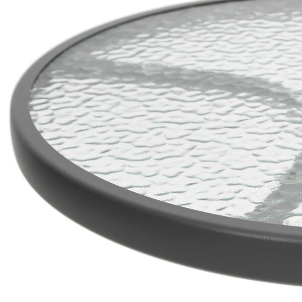 vidaXL Garden Table Ø50x71 cm Steel Anthracite