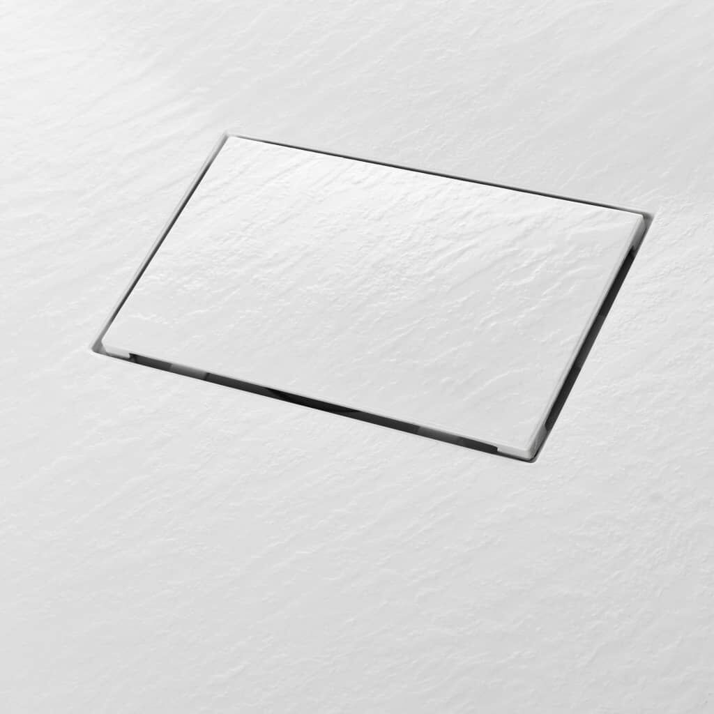 vidaXL Shower Base Tray SMC White 90x70 cm