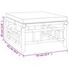 vidaXL 7 Piece Garden Lounge Set with Dark Grey Cushions Bamboo