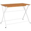 vidaXL 5 Piece Folding Bistro Set Solid Wood Acacia and Steel