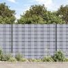 vidaXL Garden Privacy Screen PVC 70x0.19 m Light Grey