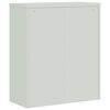 vidaXL File Cabinet Light Grey 90x40x105 cm Steel