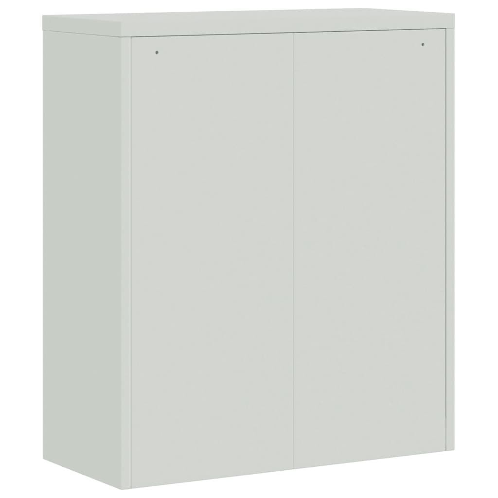 vidaXL File Cabinet Light Grey 90x40x105 cm Steel