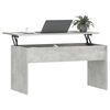 vidaXL Coffee Table Concrete Grey 102x50.5x52.5 cm Engineered Wood