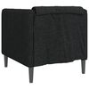 vidaXL Sofa Chair Black Fabric