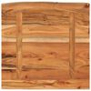 vidaXL Wall Shelf 40x40x3.8 cm Square Solid Wood Acacia Live Edge