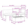 vidaXL 3 Piece Garden Pallet Sofa Set with Cushions Solid Wood Acacia
