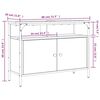vidaXL Bathroom Sink Cabinet Black 80x30x60 cm Engineered Wood