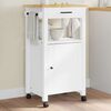 vidaXL Kitchen Trolley MONZA 48x40x90 cm Solid Wood Pine