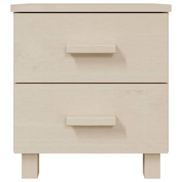 vidaXL Bedside Cabinets HAMAR 2 pcs Honey Brown 40x35x44.5cm Solid Wood