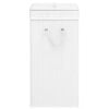 vidaXL Bamboo Laundry Basket White 72 L