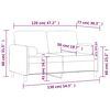 vidaXL 2-Seater Sofa with Throw Pillows Light Grey 120 cm Velvet