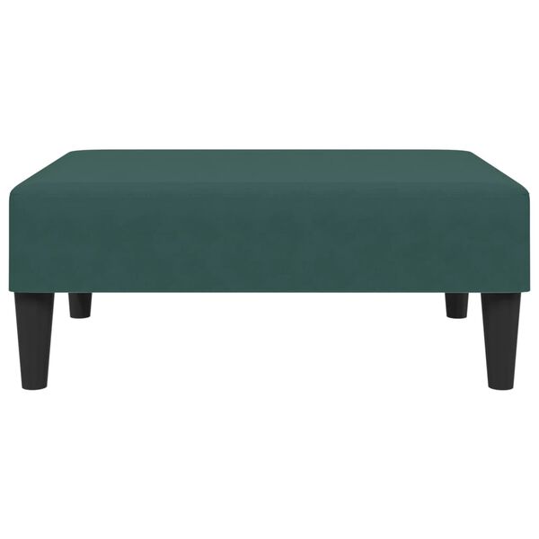 vidaXL 2 Piece Sofa Set with Pillows Dark Green Velvet