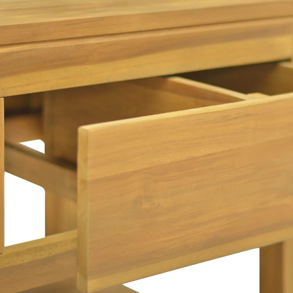 vidaXL Bathroom Cabinet 90x45x75 cm Solid Wood Teak