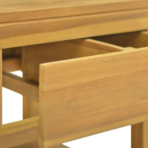 vidaXL Bathroom Cabinet 90x45x75 cm Solid Wood Teak