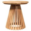vidaXL Garden Side Table Brown 50 x 50 x 49.5 cm Solid teak wood
